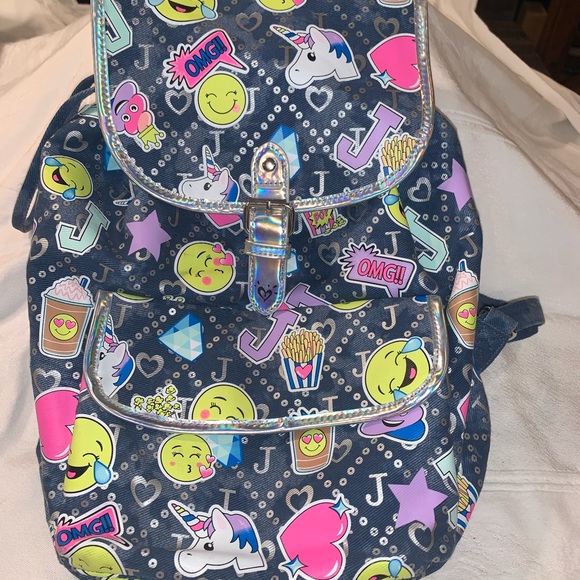 justice emoji backpack